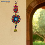 Divine Wisdom Owl Wall Hanging – Evil Eye Good Luck Decor by Festives Buy