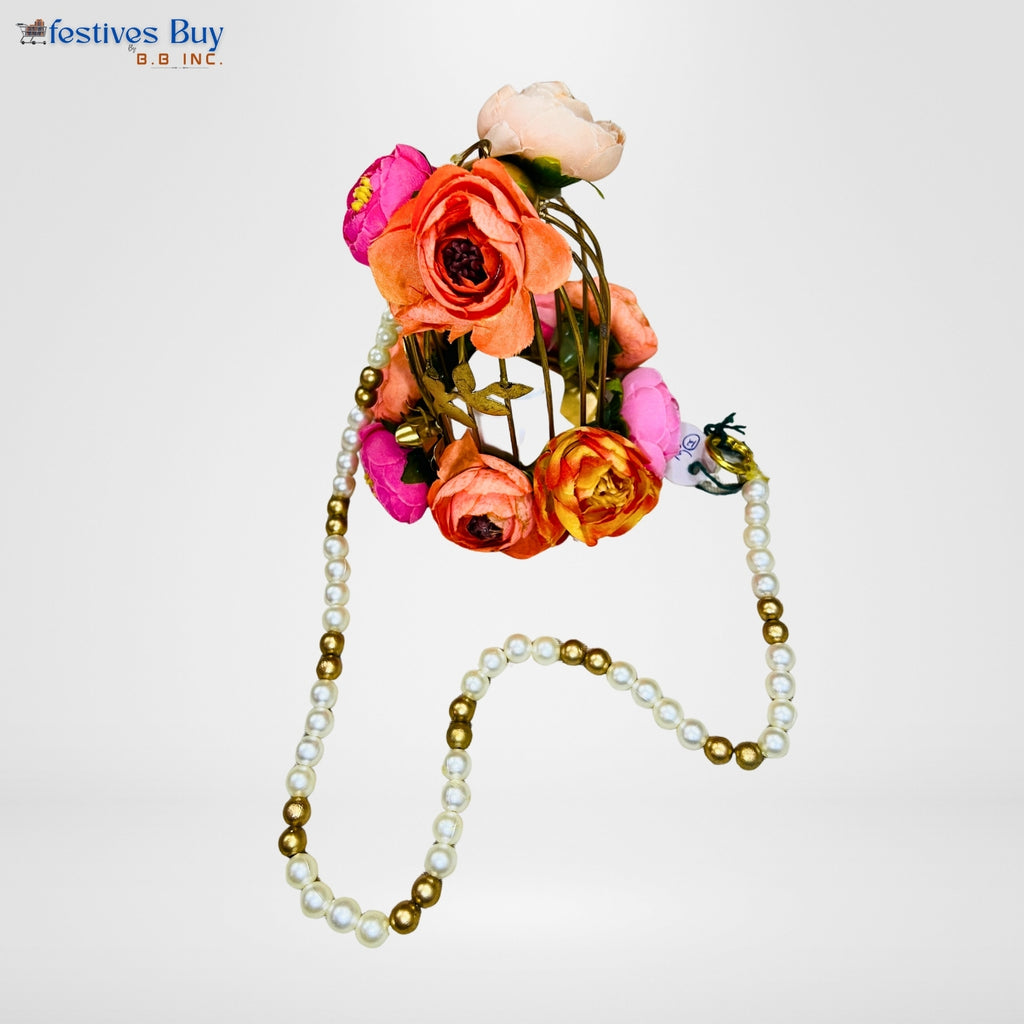 Elegant Hanging Floral LED Diya – 30 Inch Battery Operated Decorative Lamp by Festives Buy
