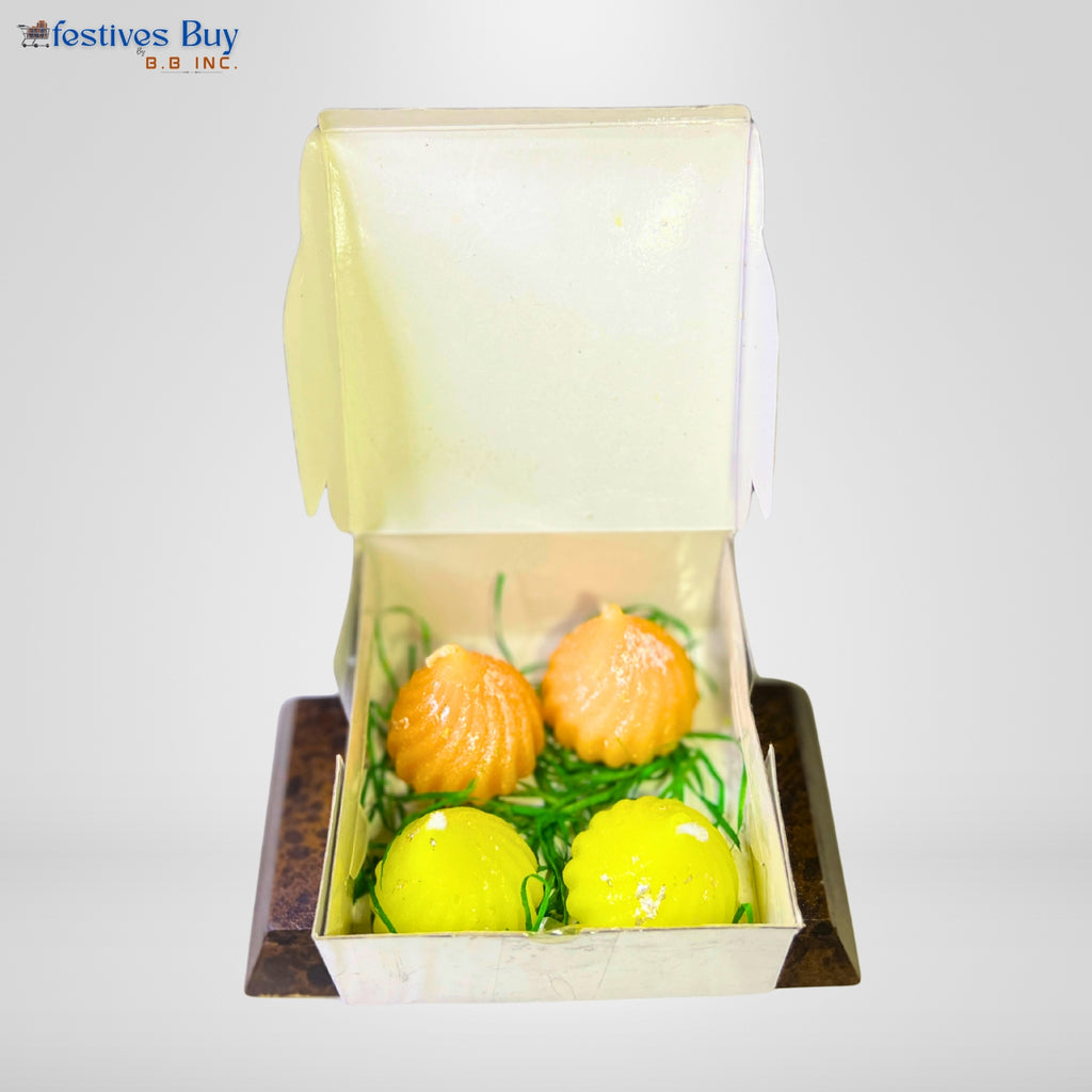 Festive Modak Designer Candles Set of 4 by Festives Buy