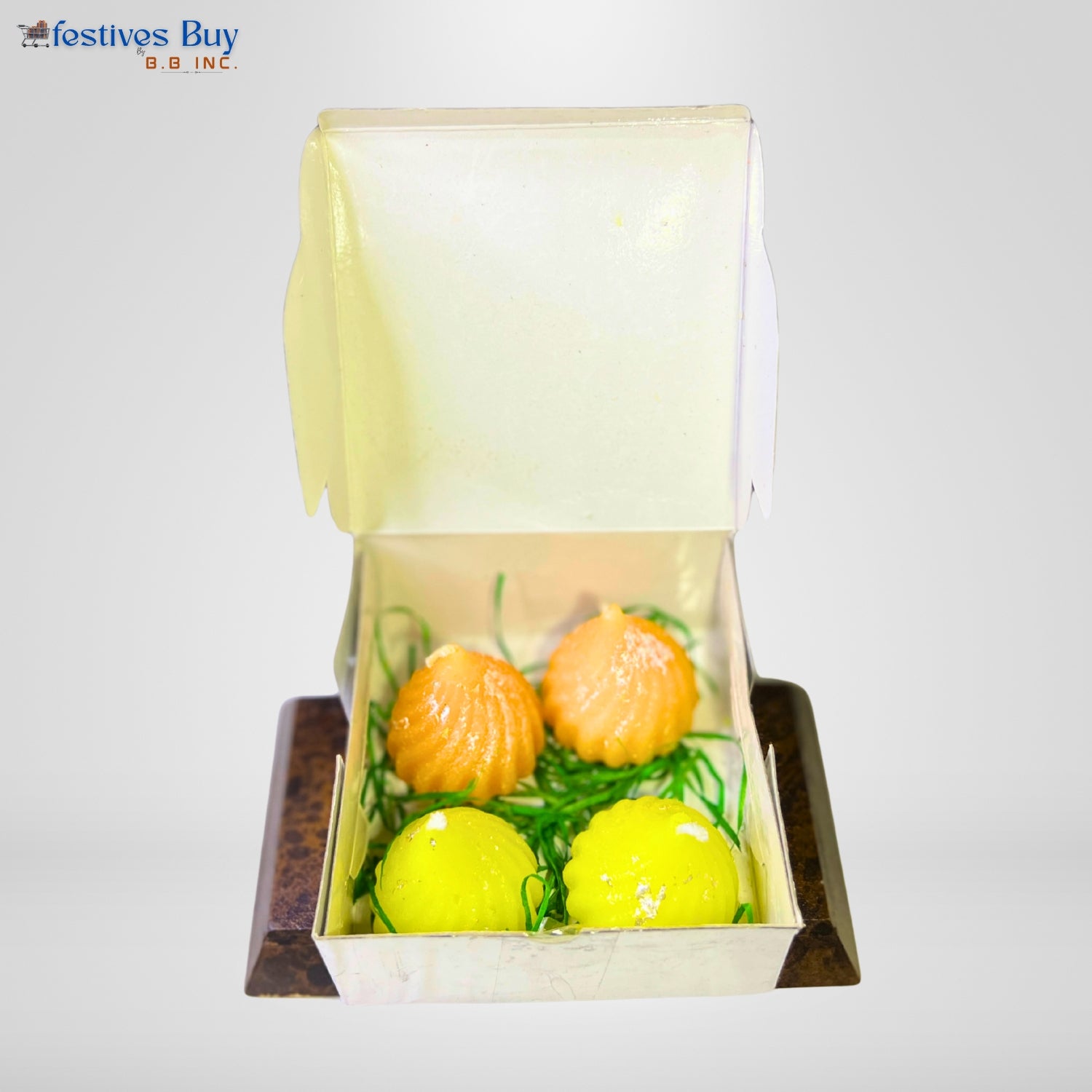 Festive Modak Designer Candles Set of 4 by Festives Buy