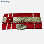 Festives Buy Decorative Tassel Shagun Envelope Clutch – Set of 3 (Red, Yellow & Pink)