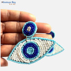 Festives Buy Evil Eye Beaded Earrings – Handmade Protective Statement Jewelry
