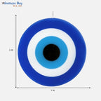 Festives Buy Evil Eye Protection Candles – Set of 2 Decorative Round Candles for Home & Gifting