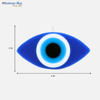 Festives Buy Evil Eye Shaped Candles – Set of 2 Decorative Nazar Protection Candles