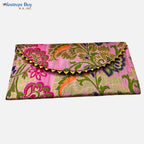 Festives Buy Premium Brocade Shagun Envelope Clutch – Set of 4 (Red, Pink, Green & Gold)