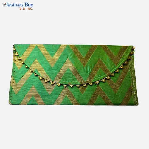 Festives Buy Zigzag Embroidered Shagun Envelope Clutch Set of 4 – Premium Festive & Wedding Gifting
