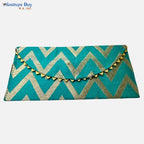 Festives Buy Zigzag Embroidered Shagun Envelope Clutch Set of 4 – Premium Festive & Wedding Gifting