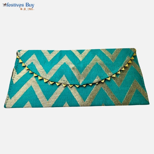 Festives Buy Zigzag Embroidered Shagun Envelope Clutch Set of 4 – Premium Festive & Wedding Gifting
