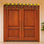 Floral Toran Door Hanging – 38 Inch Decorative Entrance Décor with Yellow & Red Flowers by Festives Buy