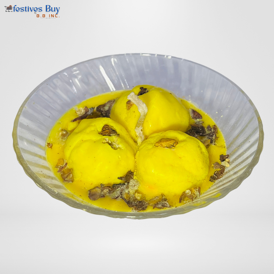Rasmalai Designer Candle – Festive Decorative Sweet-Themed Candle by Festives Buy