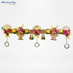 Regal Aura Toran – 40 Inch Designer Floral Door Hanging with Tassels