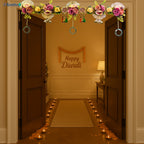 Regal Aura Toran – 40 Inch Designer Floral Door Hanging with Tassels