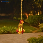 Royal Floral Hanging LED Diya – 29 Inch Battery Operated Decorative Lamp by Festives Buy