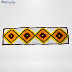 Sunlit Harmony Wool Rangoli – 36 Inch Washable Rexine by Festives Buy