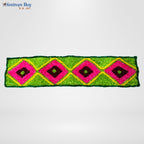 Vibrant Path Wool Rangoli – 36 Inch Washable Rexine Base by Festives Buy